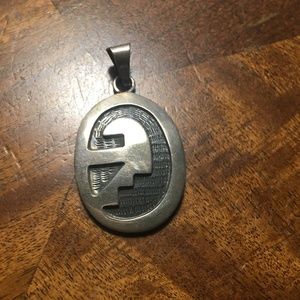 Men & Women 925 Sterling Silver 2" Pendant 13.38 g